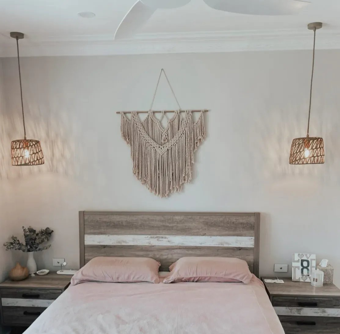 Bedroom pendant light installation Newcastle